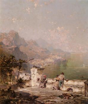 弗朗玆 理查德 翁特貝格爾 Amalfi The Gulf Of Salerno 弗朗玆 理查德 翁特貝格爾 Amalfi The Gulf Of Salerno